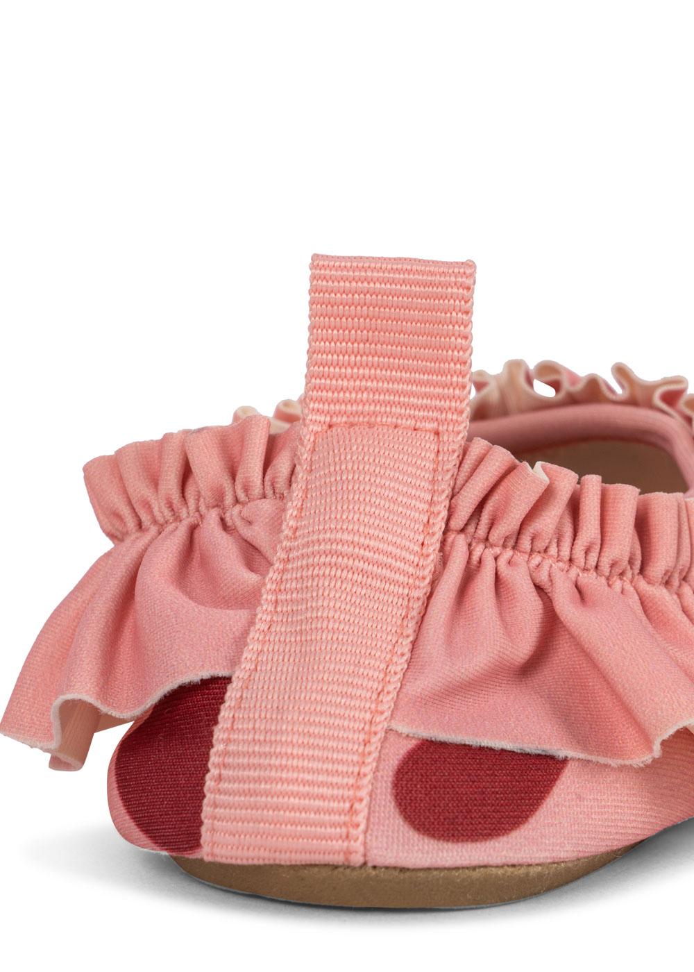 CHAUSSURES DE BAIN À VOLANTS MERLE - AMOUR ROSE