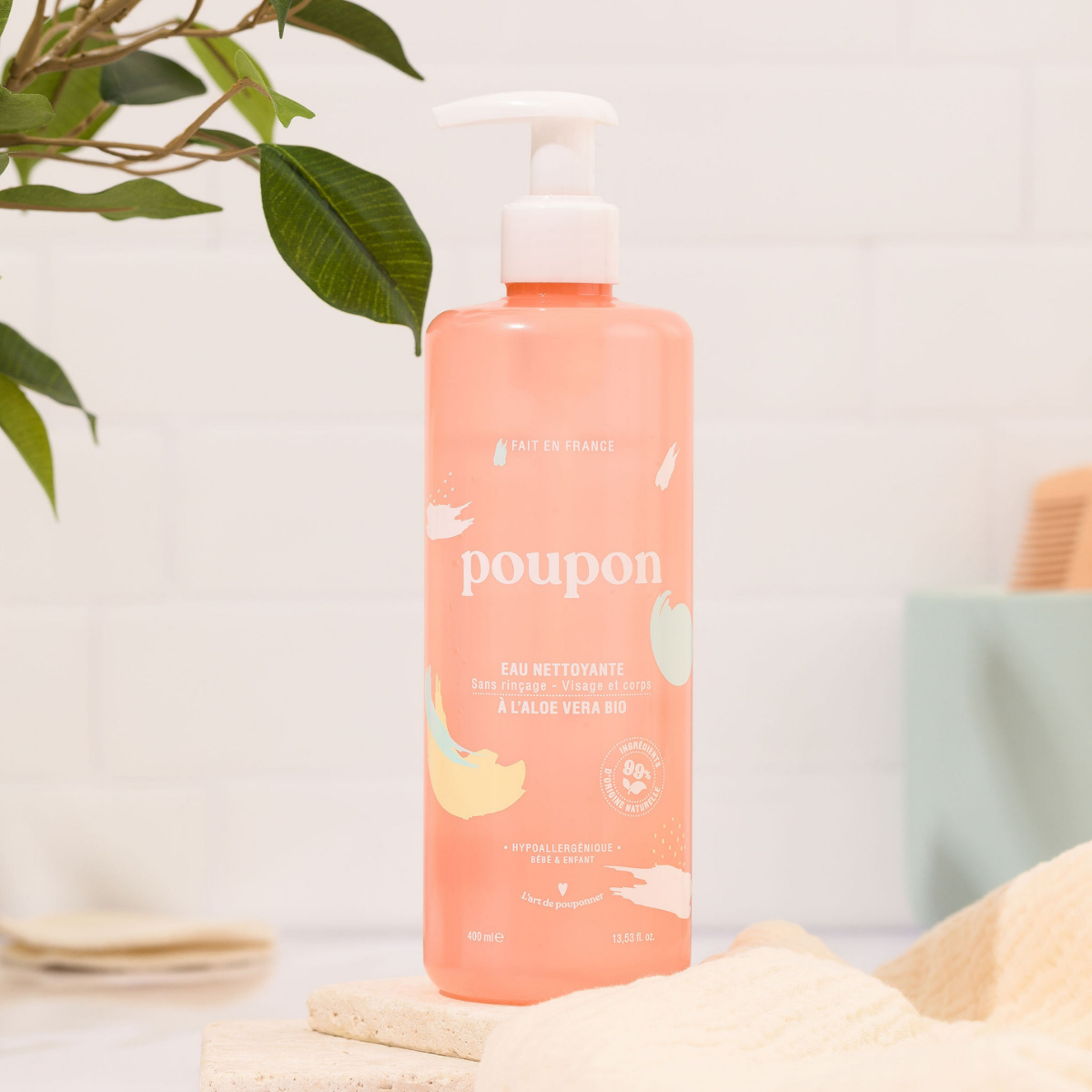 Eau nettoyante visage et corps – 400 ml