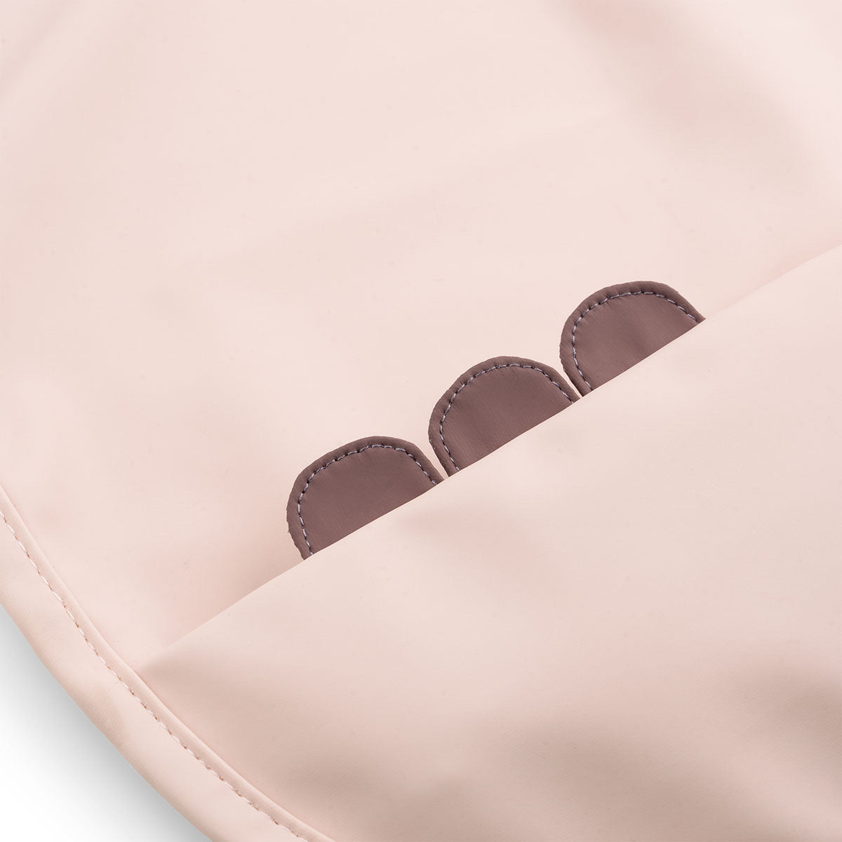Bavoir élastique Croco - Rose poudré