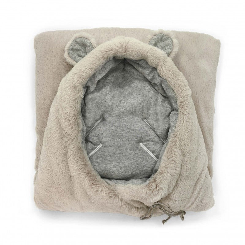 Nid d'ange teddy soft beige fleec