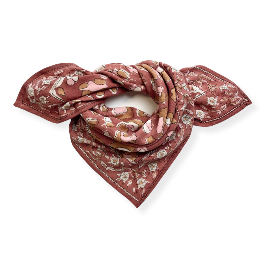 PETIT FOULARD MANIKA "GRAOU" LITTLE & TALL X APACHES C.SUNSET