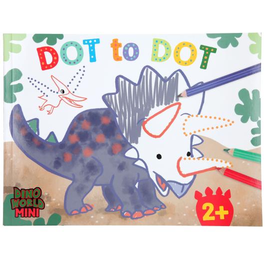 Album de coloriage point par point - MINI DINO