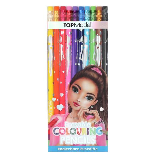 Crayons de couleur gommables