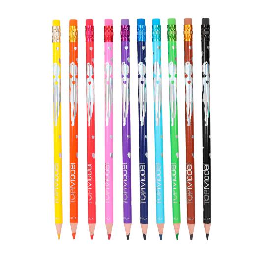 Crayons de couleur gommables