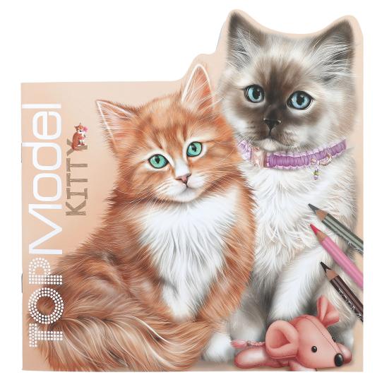 Livre de coloriage Kitty figuratif KITTY and DOGGY
