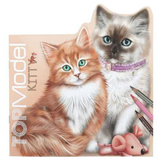 Livre de coloriage Kitty figuratif KITTY and DOGGY