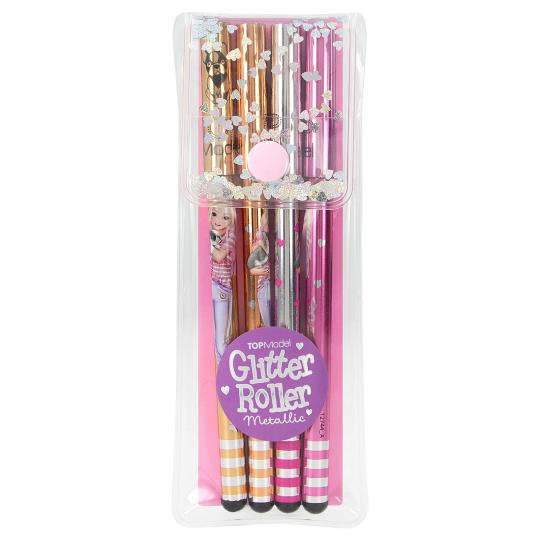 Stylo gel à paillettes