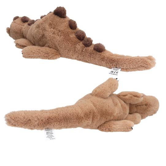 Peluche Dinosaure marron 50 cm