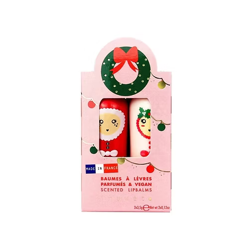 COFFRET DUO Baume à lèvre CHRISTMAS GARLAND - INUWET