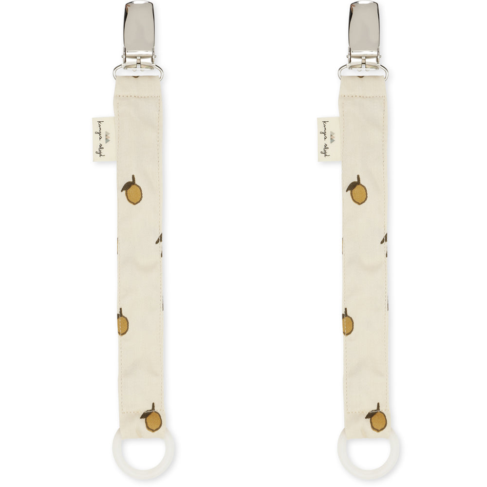 Lot de 2 attaches tétines - Lemon