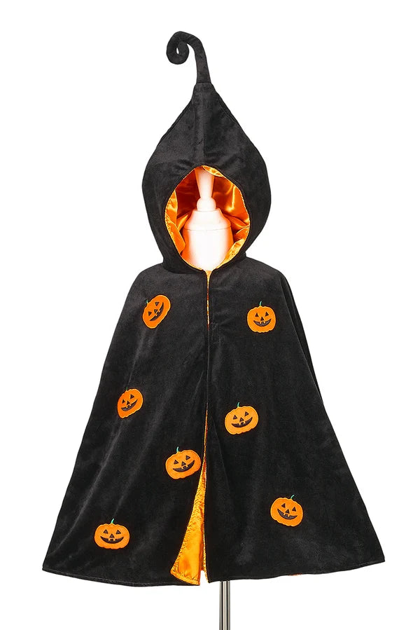 Cape citrouille d'Halloween, 4-8 ans, 104-128 cm (1 pièce)