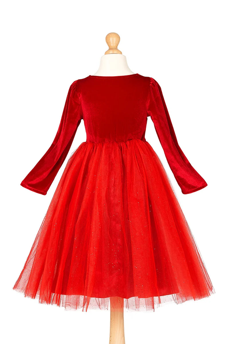 Robe de fête rouge Amarilla pour filles