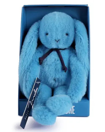 Calin de poche 16cm - Lapin bleu moyen