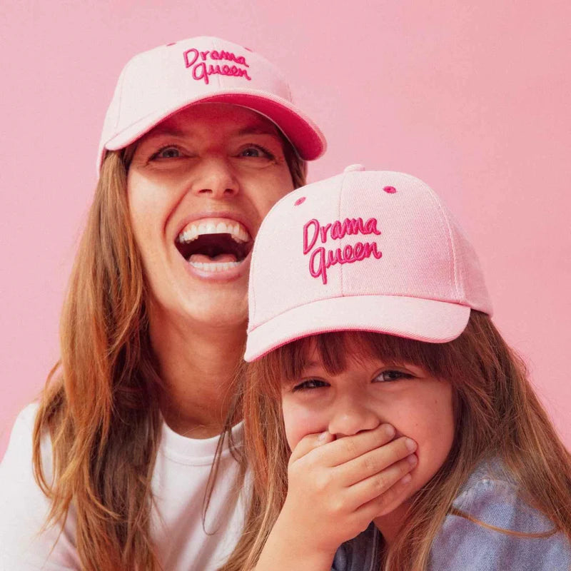 Casquette Drama Queen denim rose | Enfant - CHAMAYE