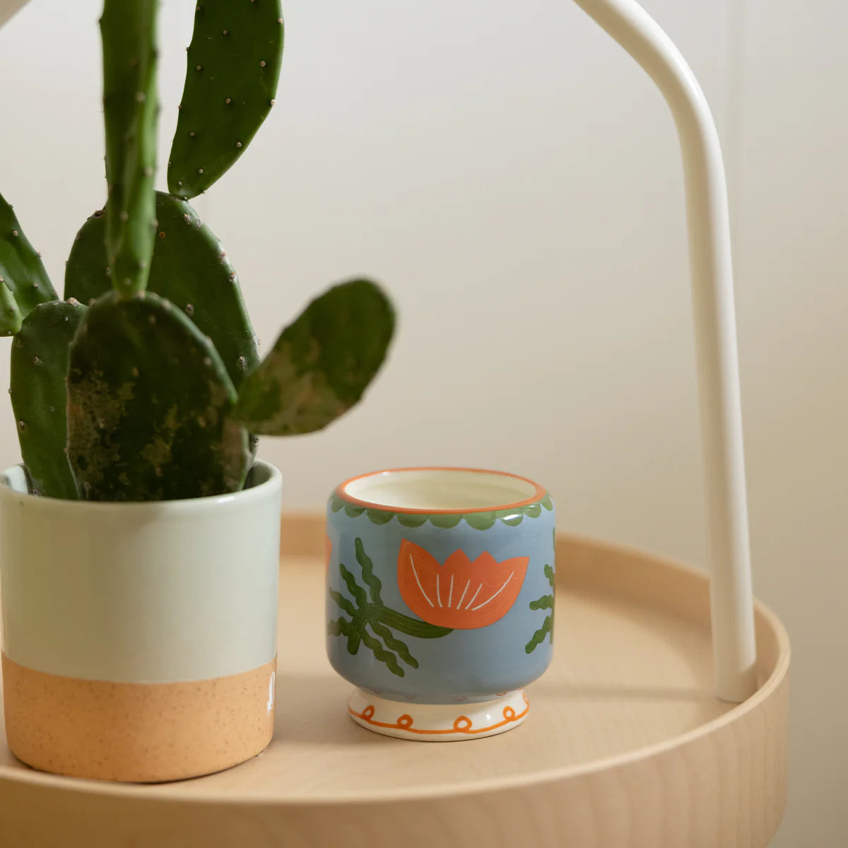 Bougie en céramique Flower Ceramic Candle ‐ Cactus Flower