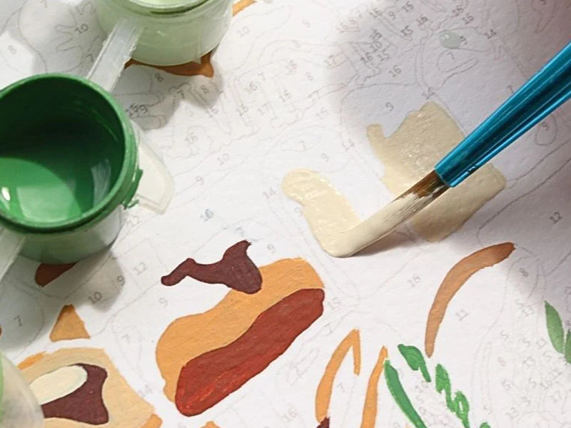 Coffret peinture au numéro - Boulangeries Parisiennes par Ananya Bhandari