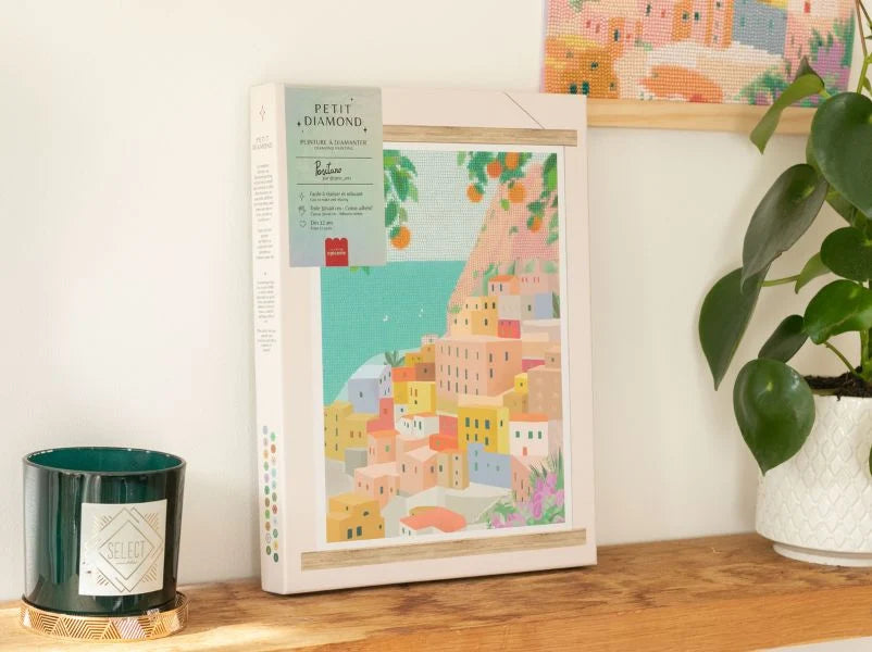 Coffret Petit Diamond - Diamond Painting Positano par Petra Lidze
