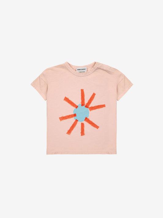 T-shirt soleil rose