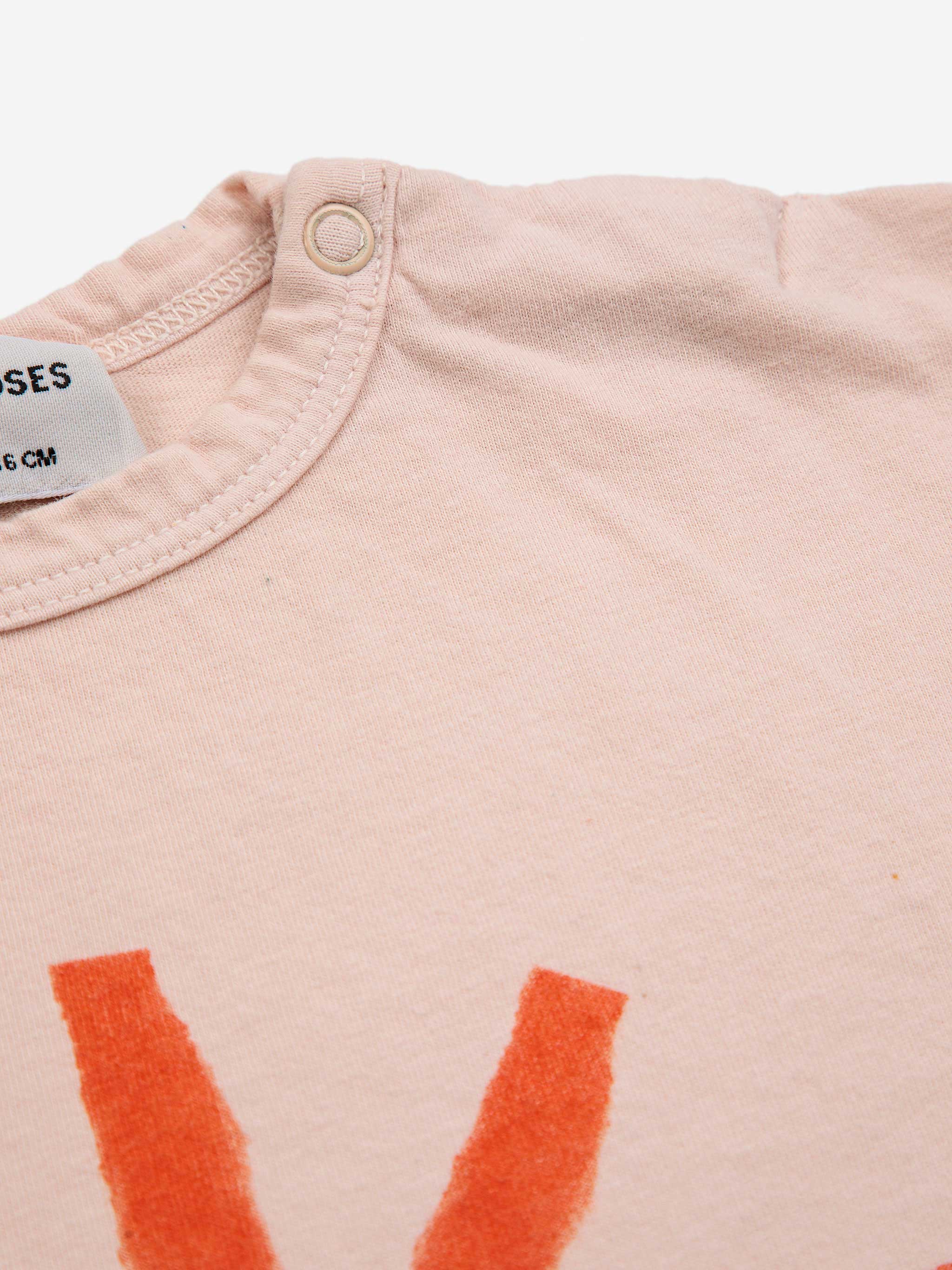 T-shirt soleil rose