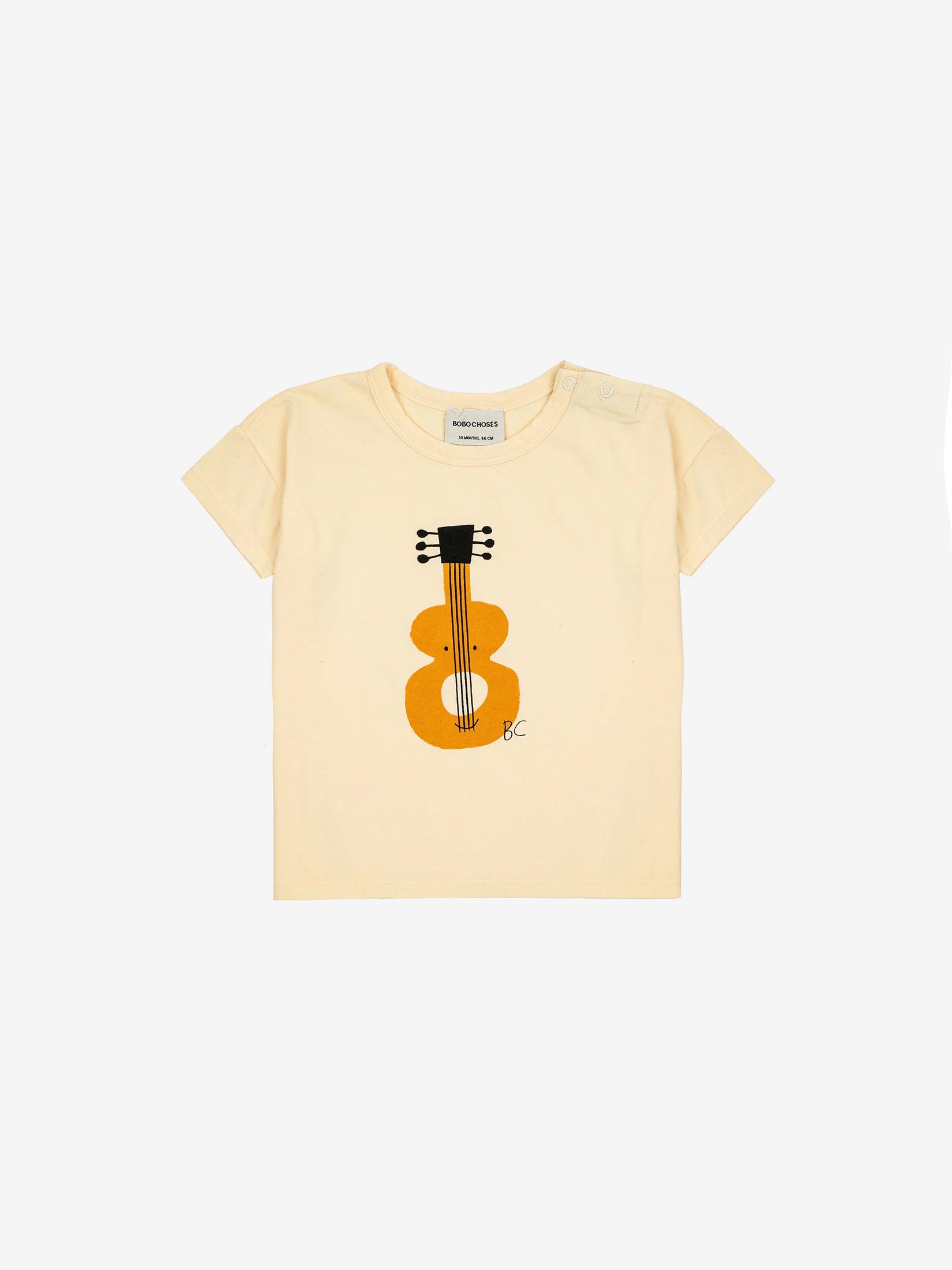 T-shirt guitare - Jaune