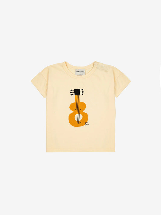T-shirt guitare - Jaune