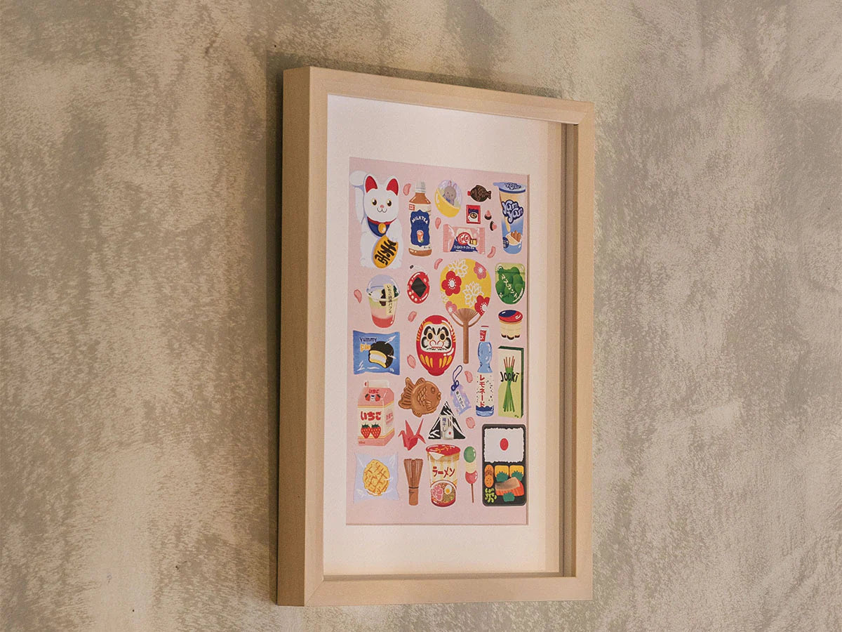 Coffret peinture au numéro - Petit Pinceau Week-end à Tokyo par Yuzu and Mikan