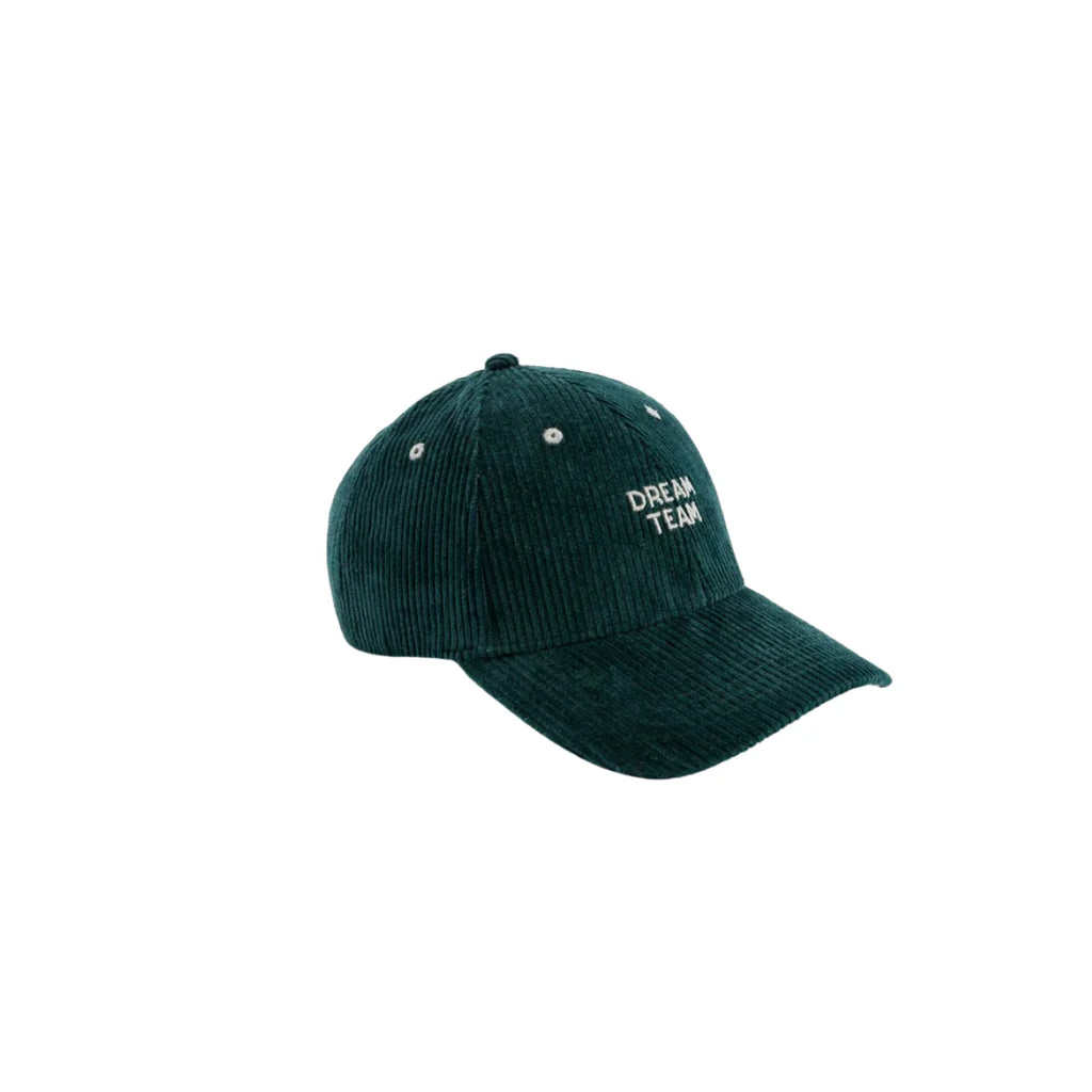 Casquette Velours Vert Dream Team | Enfant