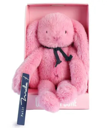 Calin de poche 16cm - Lapin rose clair
