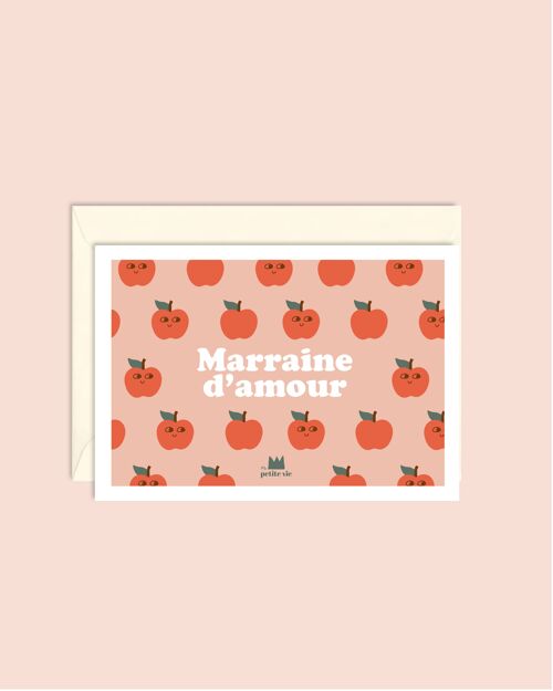 Carte de voeux - Marraine d'amour