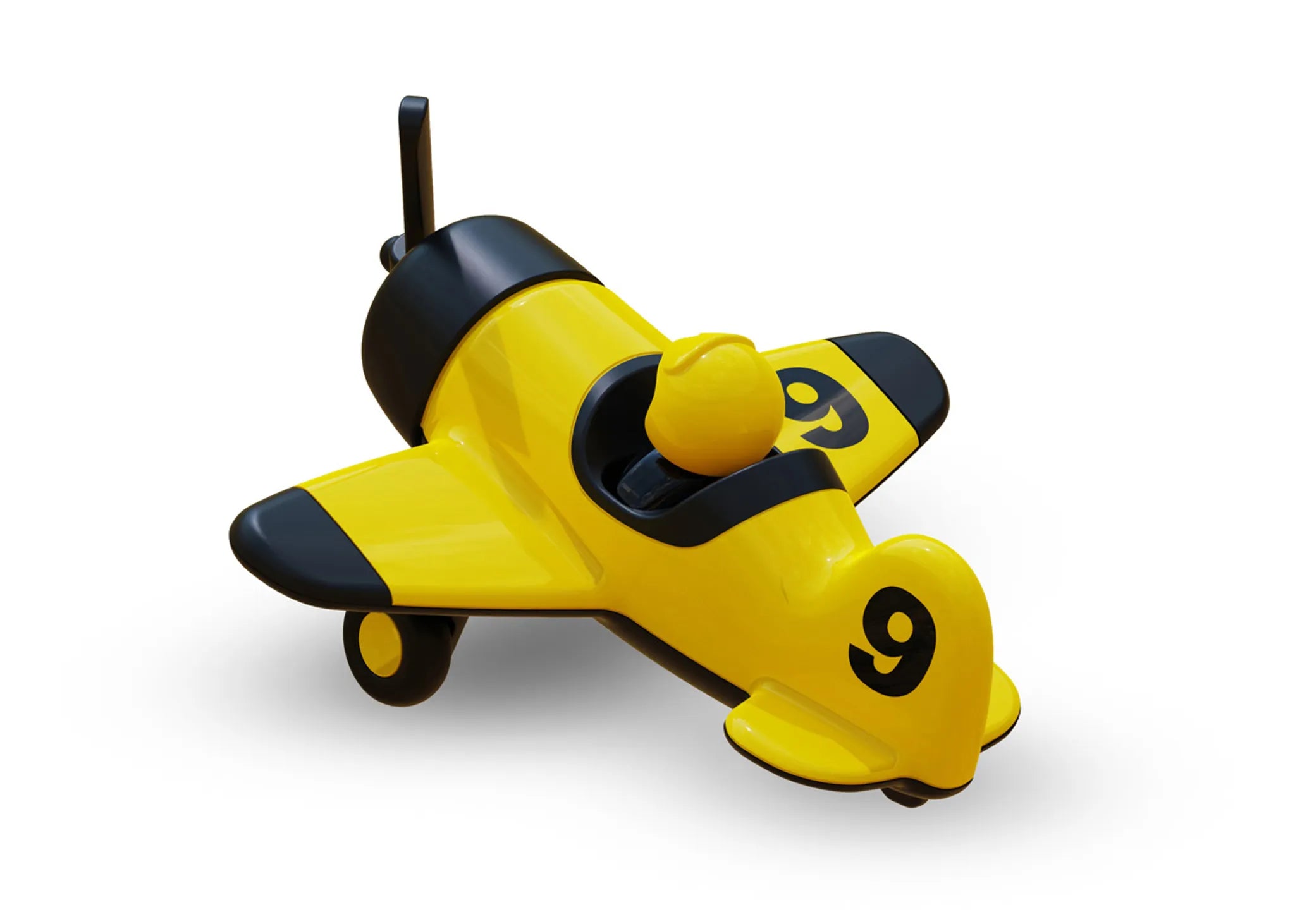 Playforever - Avion Mimmo Amelia - Jaune - L.26,5cm