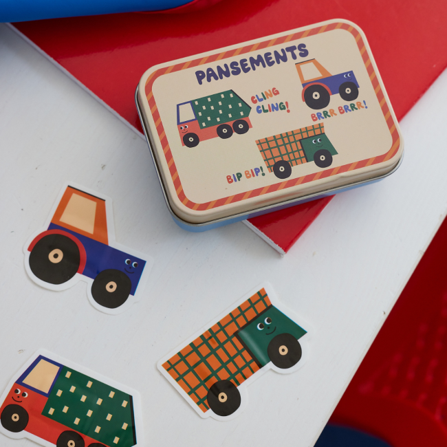 Boîte de 30 pansements enfants - Bip bip !