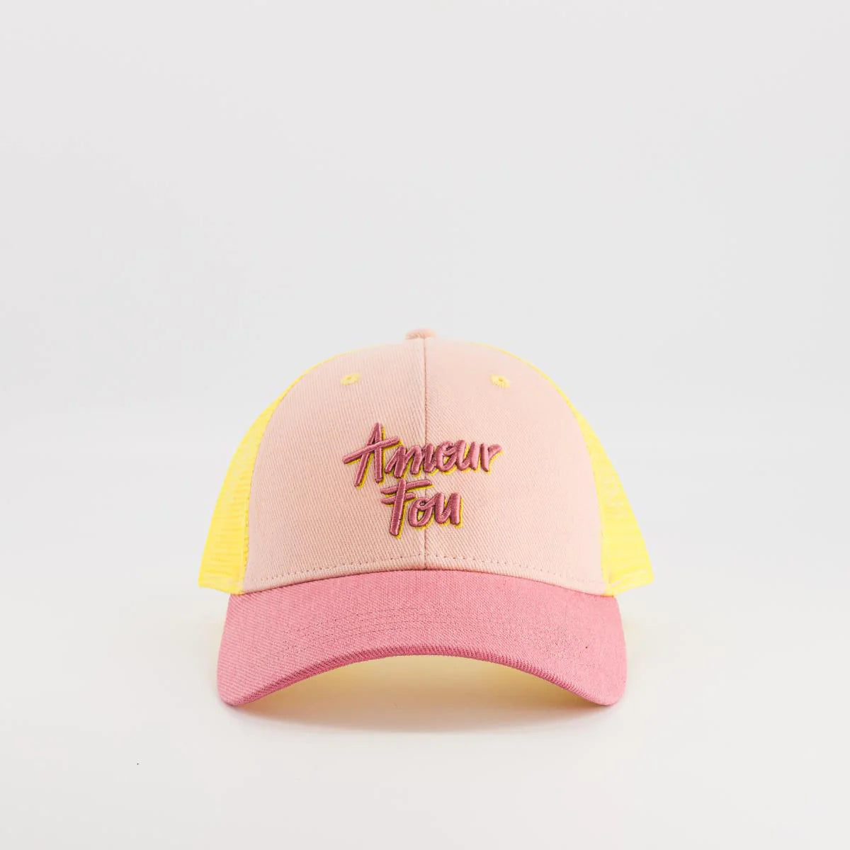 Casquette trucker Amour Fou Jaune