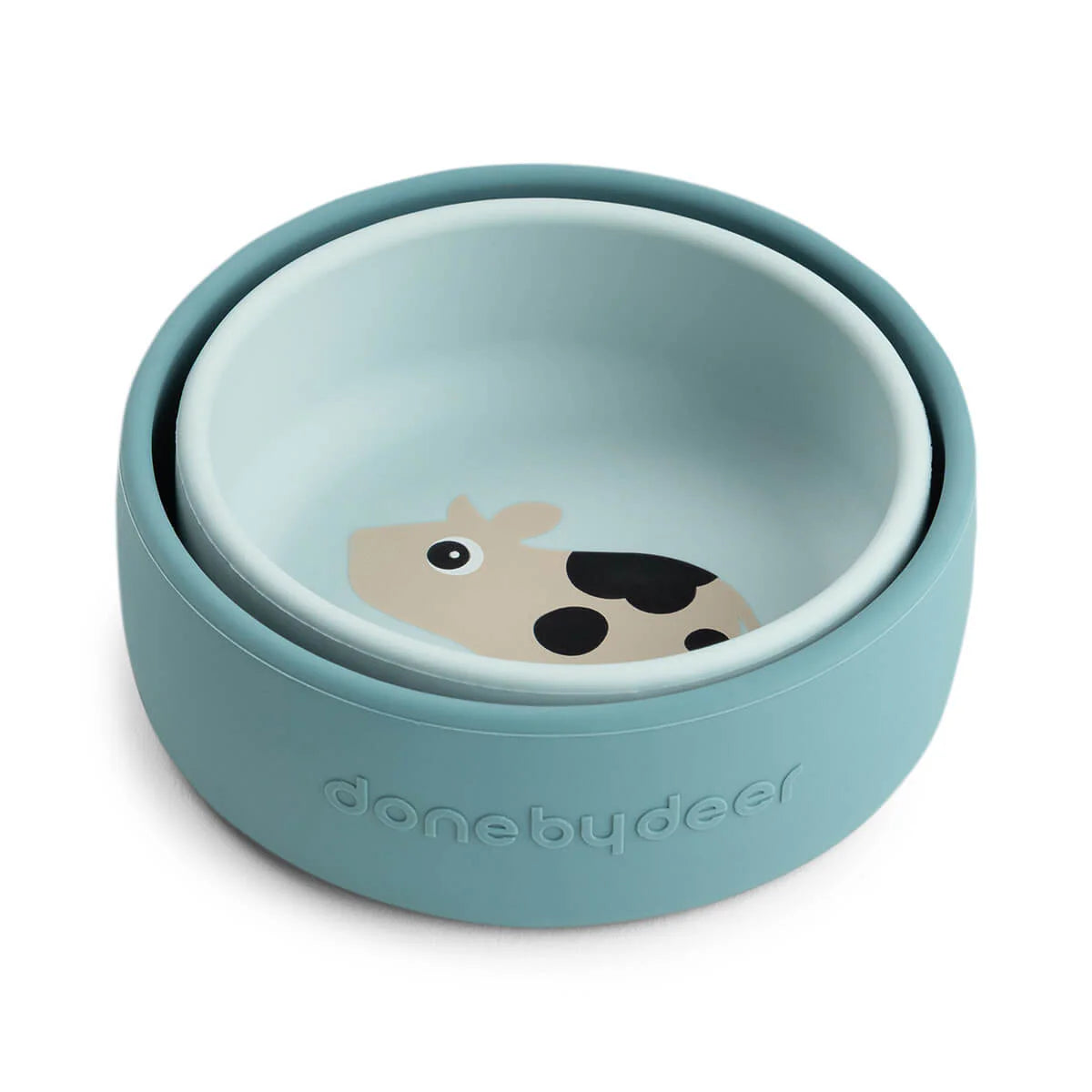 Bol silicone set de 2 Dotti Bleu