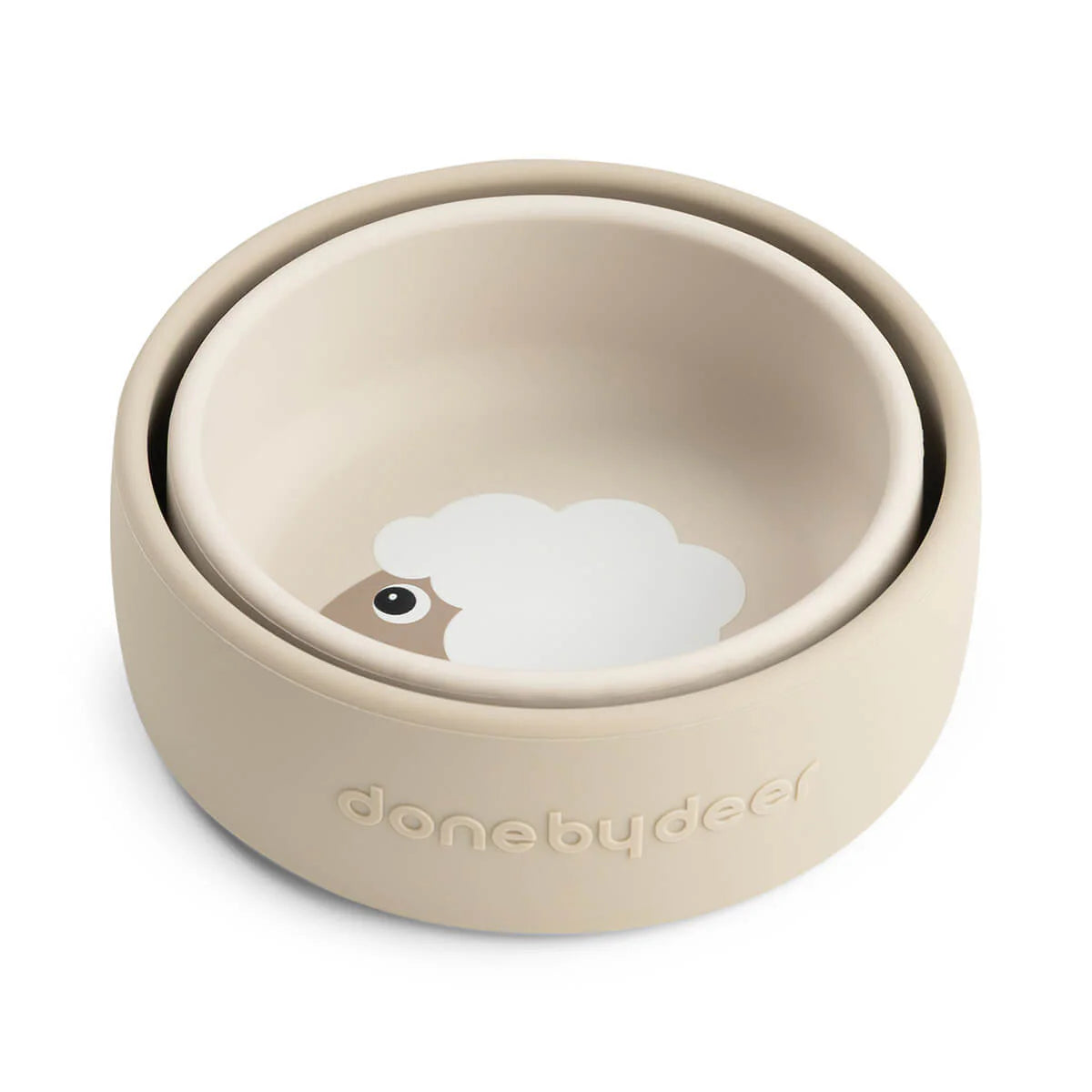 Bol silicone set de 2 Sheepy Sable