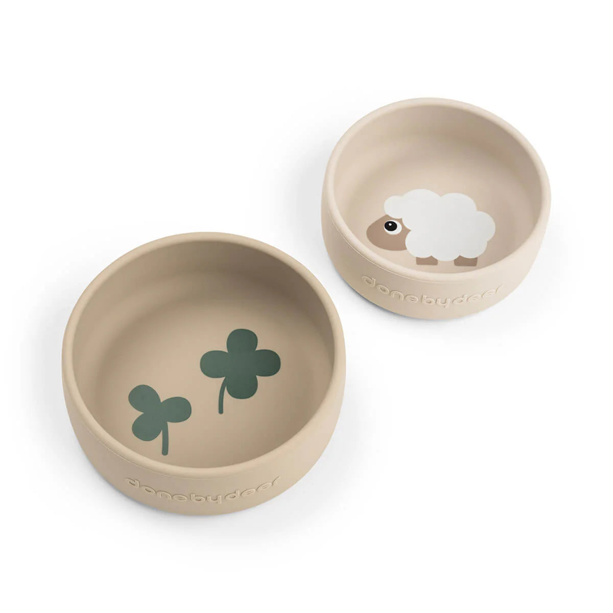 Bol silicone set de 2 Sheepy Sable