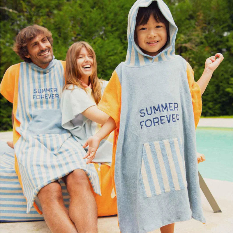 Poncho éponge Summer Forever Bleu