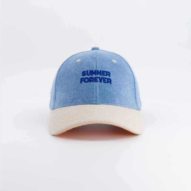 Casquette Summer Forever éponge bleu | Adulte - CHAMAYE