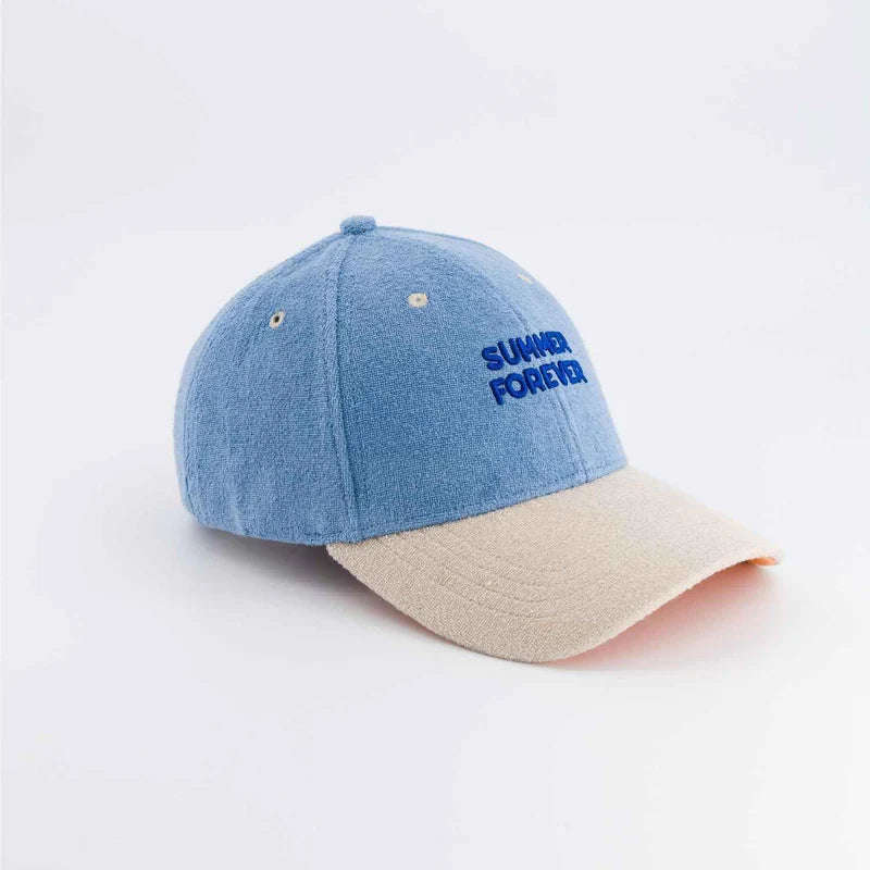Casquette Summer Forever éponge bleu | Adulte - CHAMAYE
