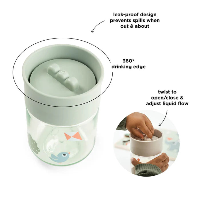 Tasse d'apprentissage 360° - Terrain de jeux - Vert - DONE BY DEER