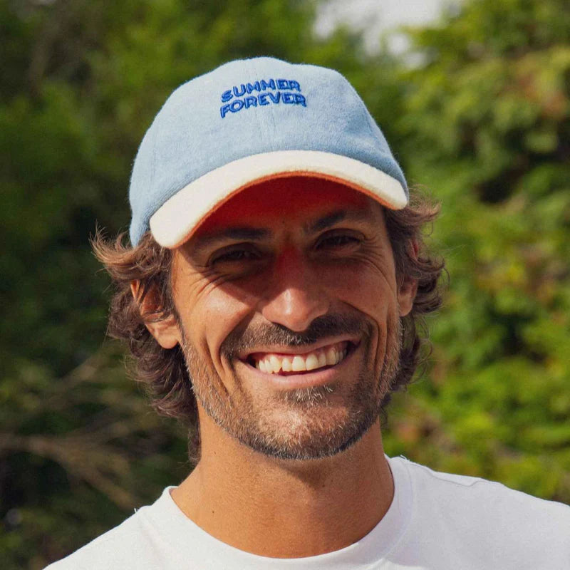 Casquette Summer Forever éponge bleu | Adulte - CHAMAYE