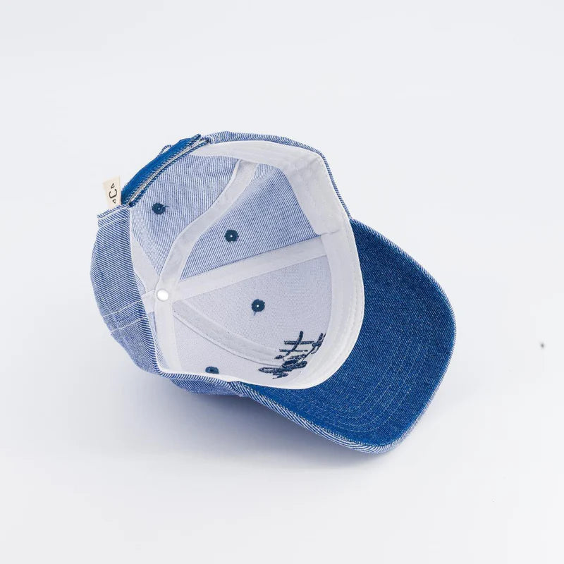 Casquette High Five denim bleu | Enfant
