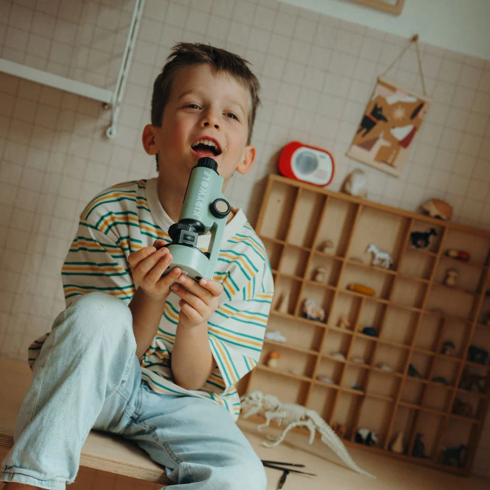 KIDYMICROSCOPE Microscope portable - Vert