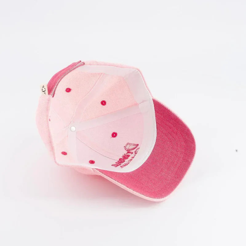 Casquette Drama Queen denim rose | Enfant - CHAMAYE
