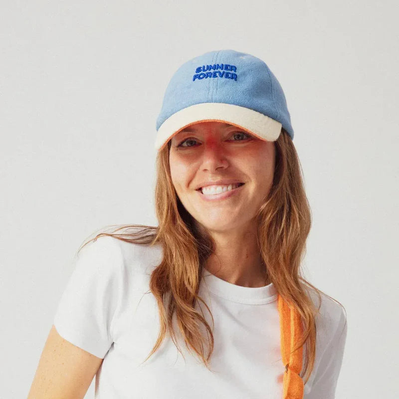 Casquette Summer Forever éponge bleu | Adulte - CHAMAYE