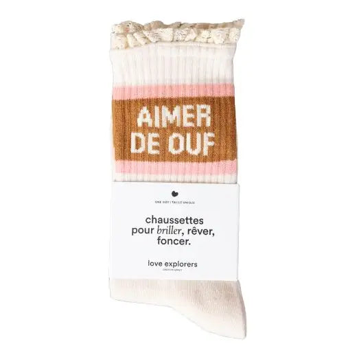 Chaussettes enfants - aimer de ouf