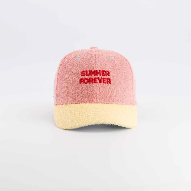 Casquette Summer Forever éponge rose | Adulte - CHAMAYE