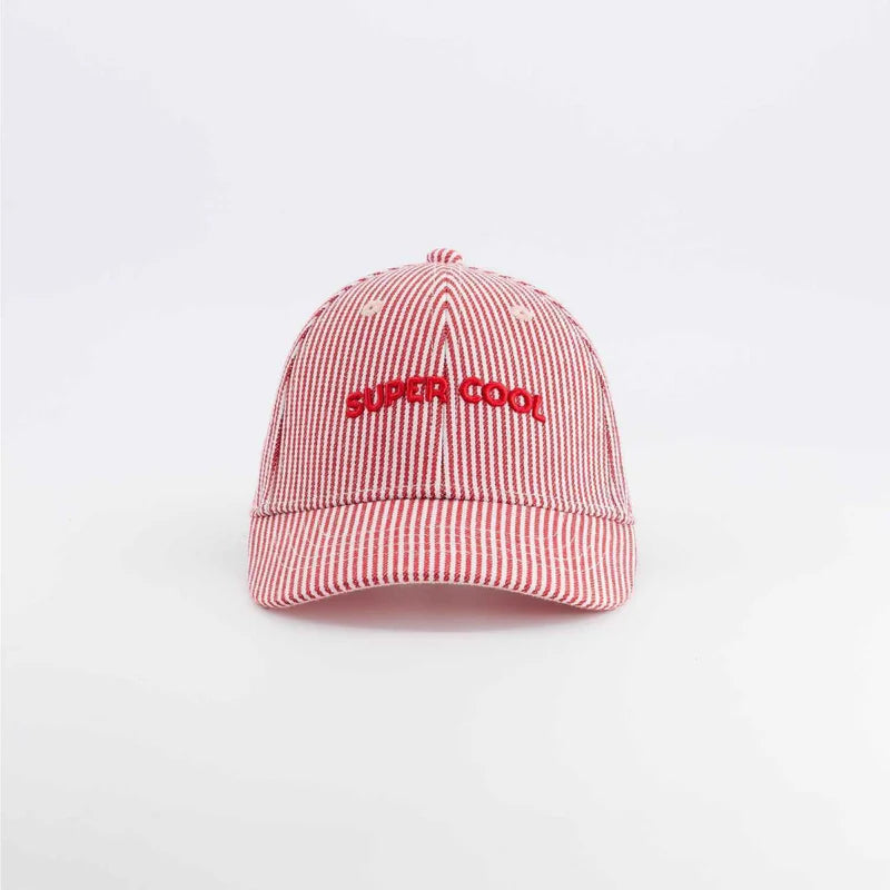 Casquette Super Cool Rouge | Enfant - CHAMAYE