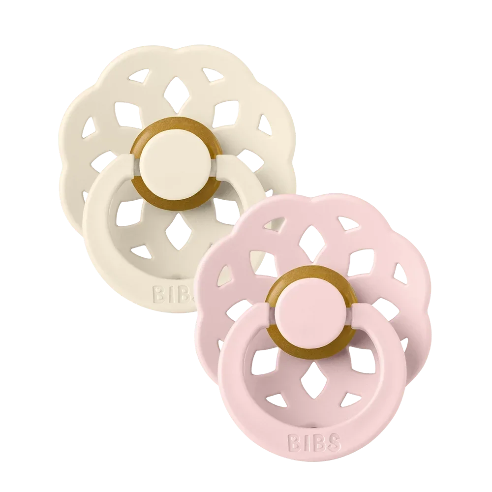 Boheme Tétines Pack de 2 - Ivory/Blossom