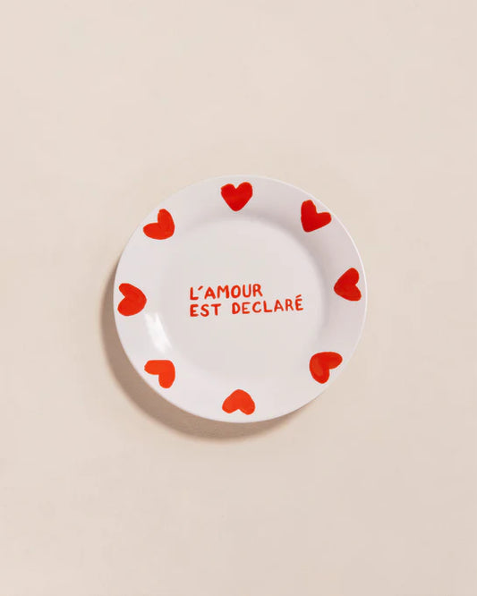 L'assiette - L'amour est déclaré en porcelaine