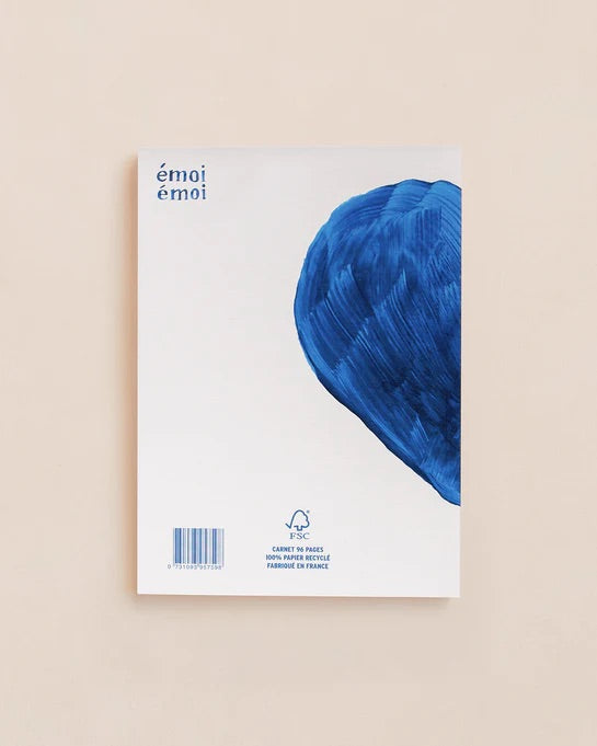 Le carnet L'amour est déclaré - cœurs bleus